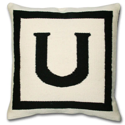 Reversible Letter Cushion - U