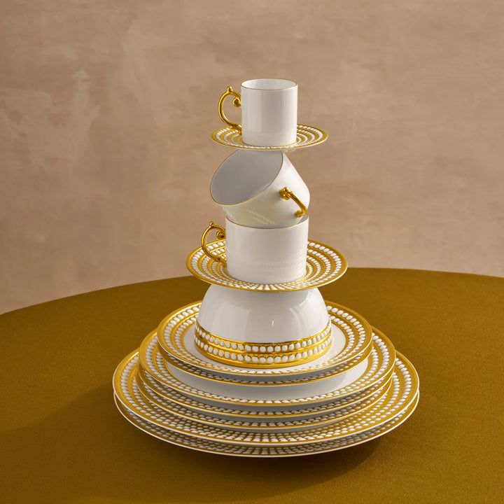 Perlee Gold Espresso Cup + Saucer (Set Of 2)