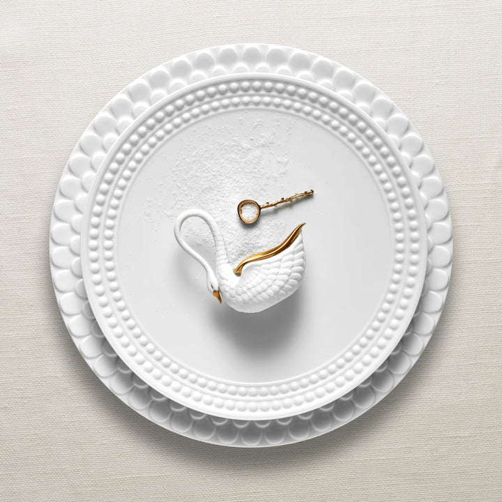 Swan Salt Cellar White
