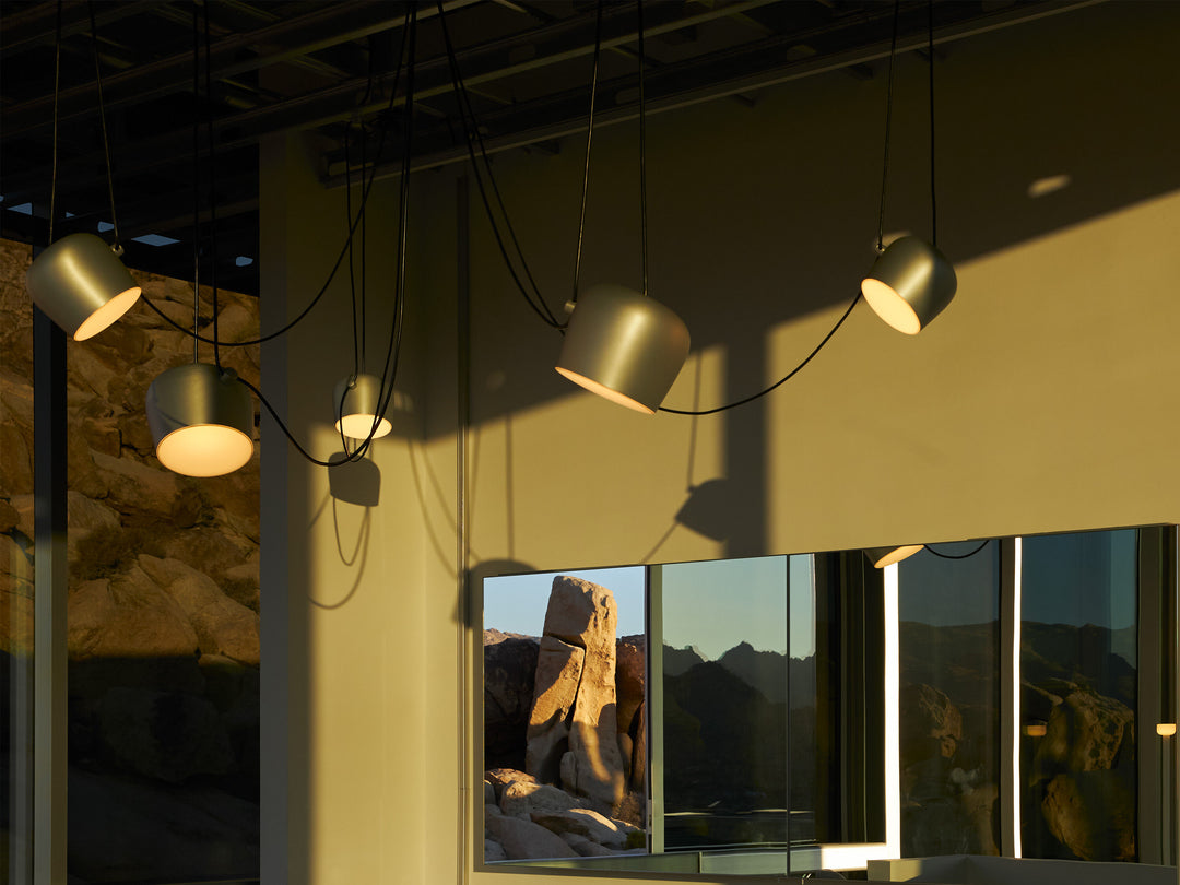 Pendant Lamp - Aim - Anodized Silver