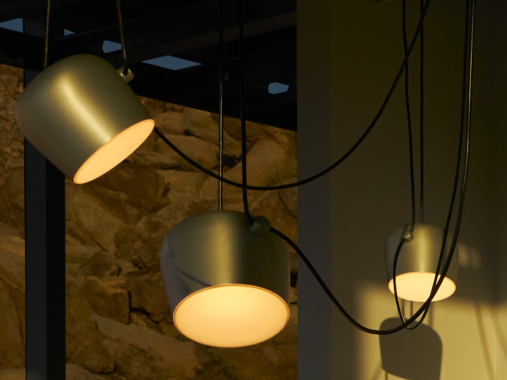 Pendant Lamp - Aim - Anodized Silver