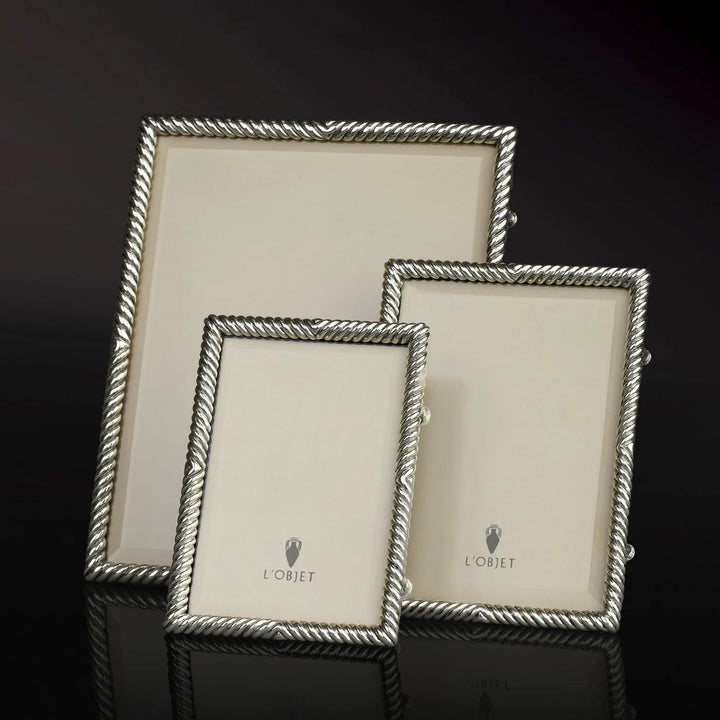 Deco Twist Frame - Platinum - 20x25cm