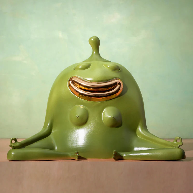 Meditator Incense Burner - Matcha