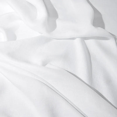 Linen Sateen Tablecloth Medium - White