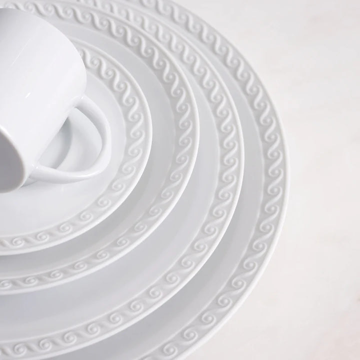 Neptune Dinner Plate - White