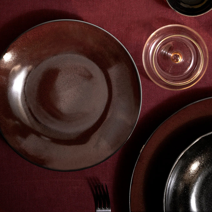 Terra Soup Plate - Wine
