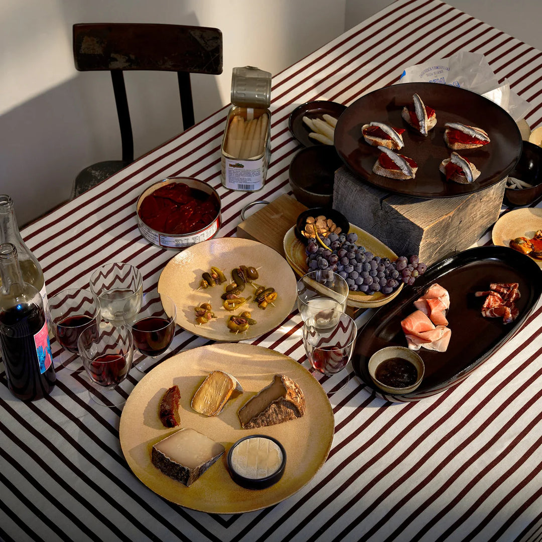 Terra Dessert Plate - Leather