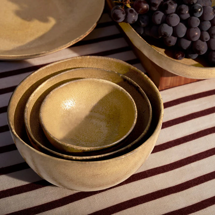 Terra Condiment Bowl Leather