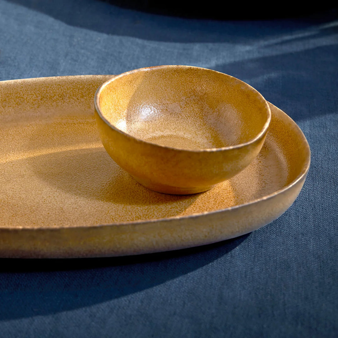 Terra Oval Platter - Leather - Small