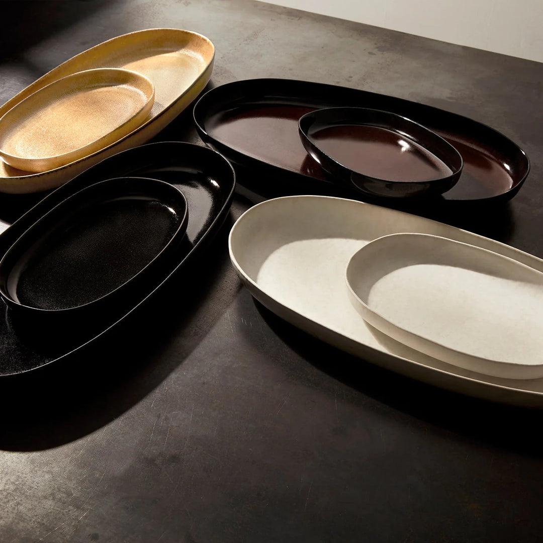 Terra Oval Platter - Leather - Small