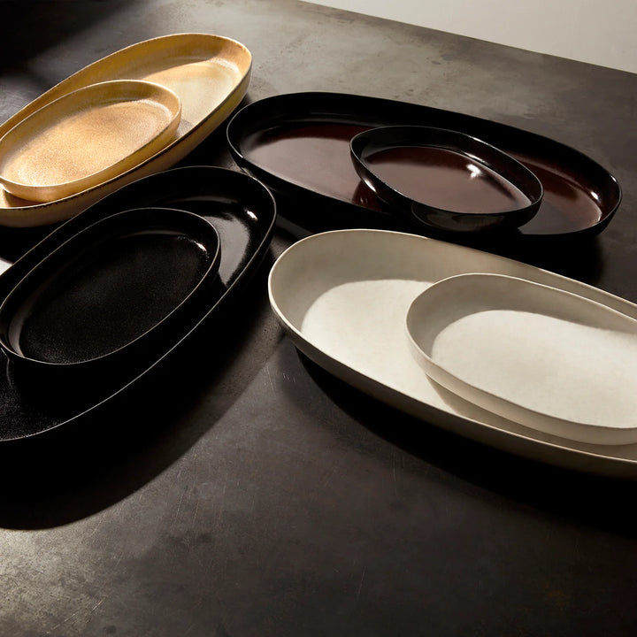 Terra Oval Platter - Iron - Medium