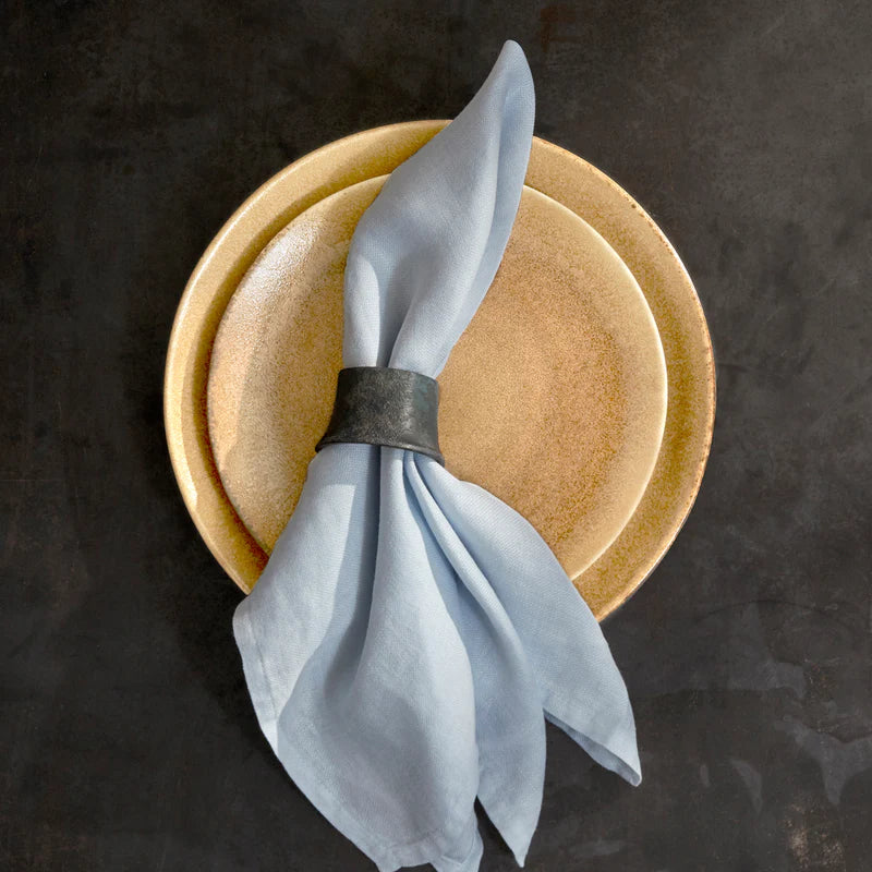 Linen Sateen Napkins - Light Blue (Set of 4)