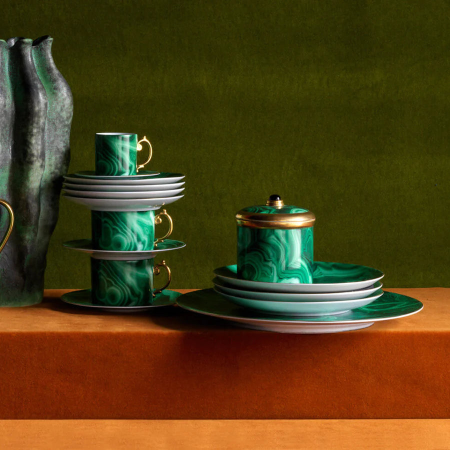 Malachite Candle