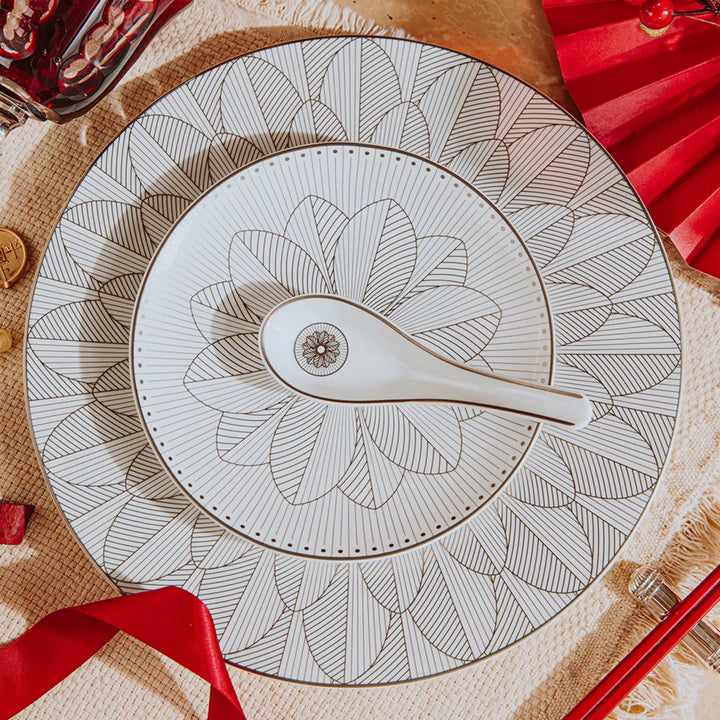 Malmaison Impériale - Dinner Plate - Porcelain Platinum Finish
