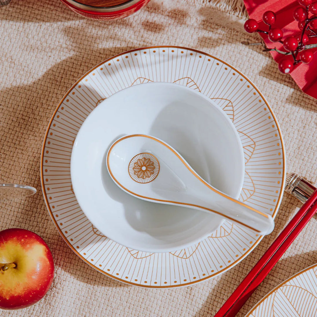 Malmaison Impériale - Chinese Spoon - Porcelain Gold Finish