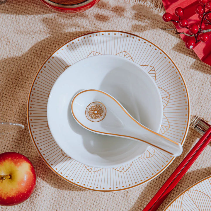 Malmaison Impériale - Chinese Spoon - Porcelain Gold Finish