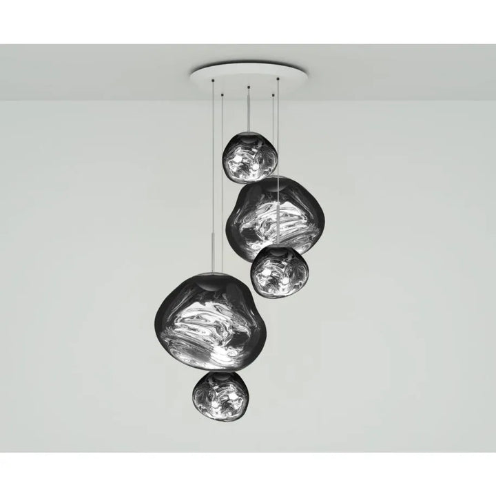 Chandelier - Melt LED - Large Round - Chrome