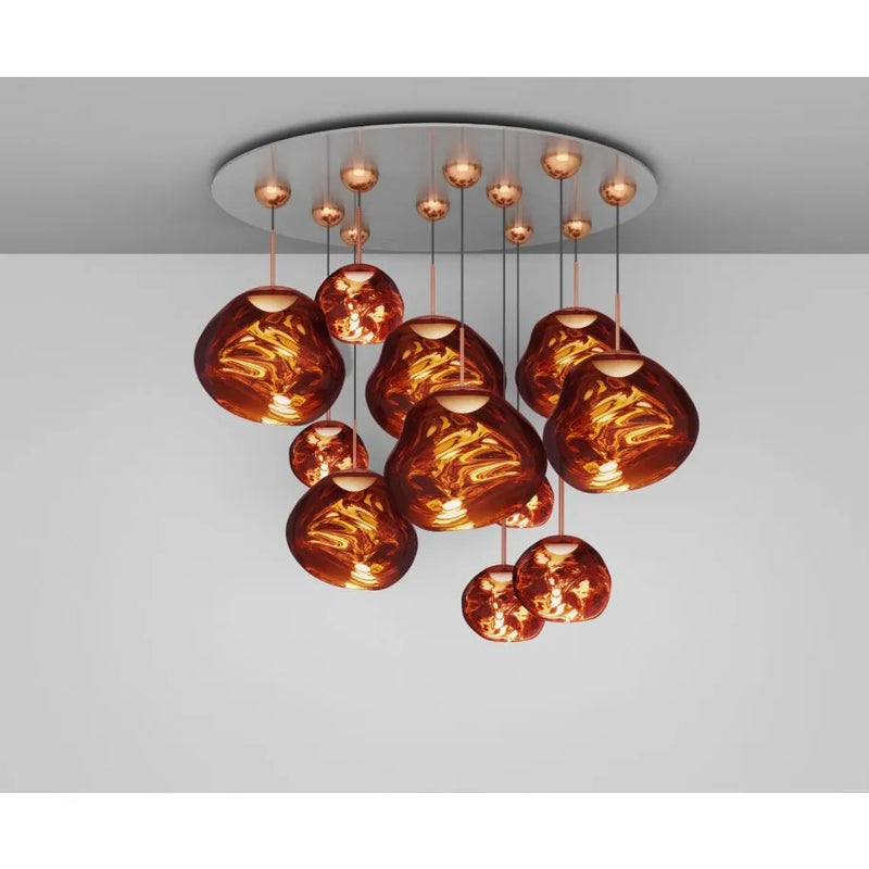 Chandelier - Melt LED - Mega Pendant System - Copper