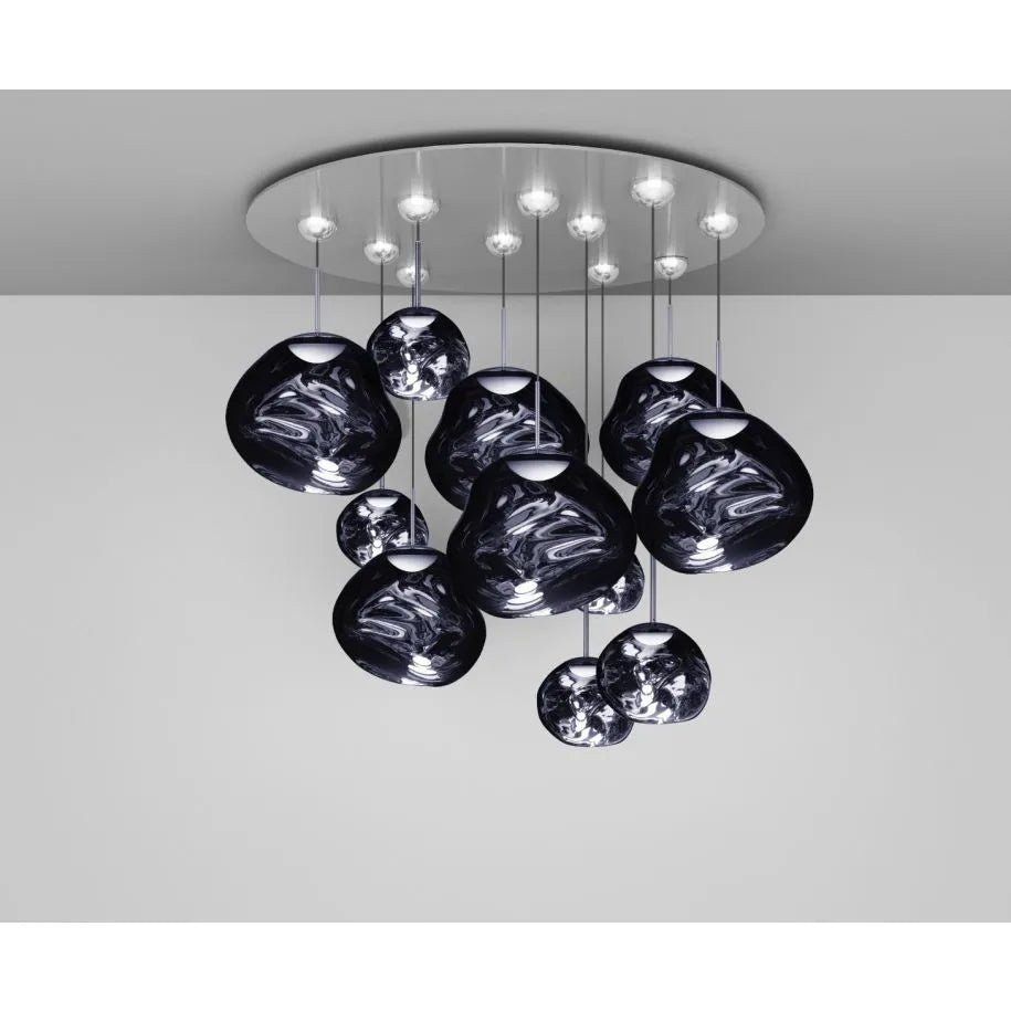 Chandelier - Melt LED - Mega Pendant System - Smoke