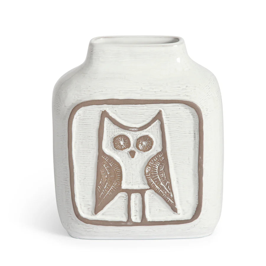 Glass Menagerie Owl Vase