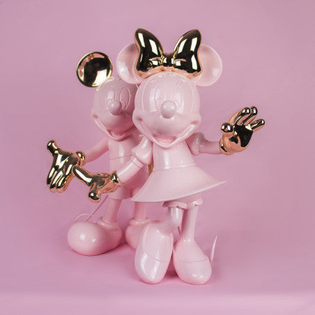 Minnie Welcome - Pastel Pink & Pink Gold - 31cm