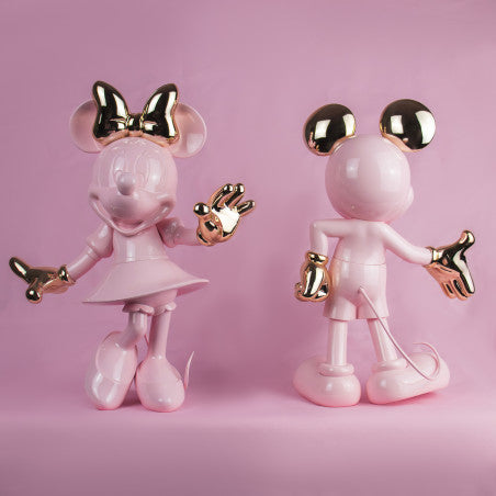 Minnie Welcome - Pastel Pink & Pink Gold - 31cm