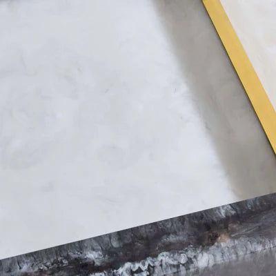 Como Black & White Square Tray