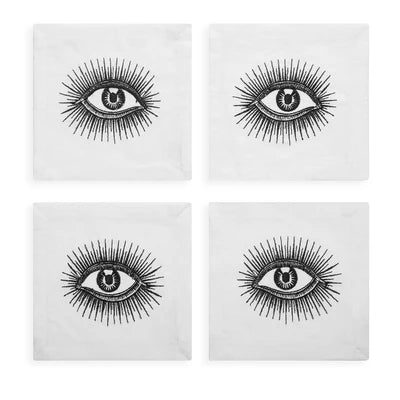 Eyes Cocktail Napkins - Set of 4