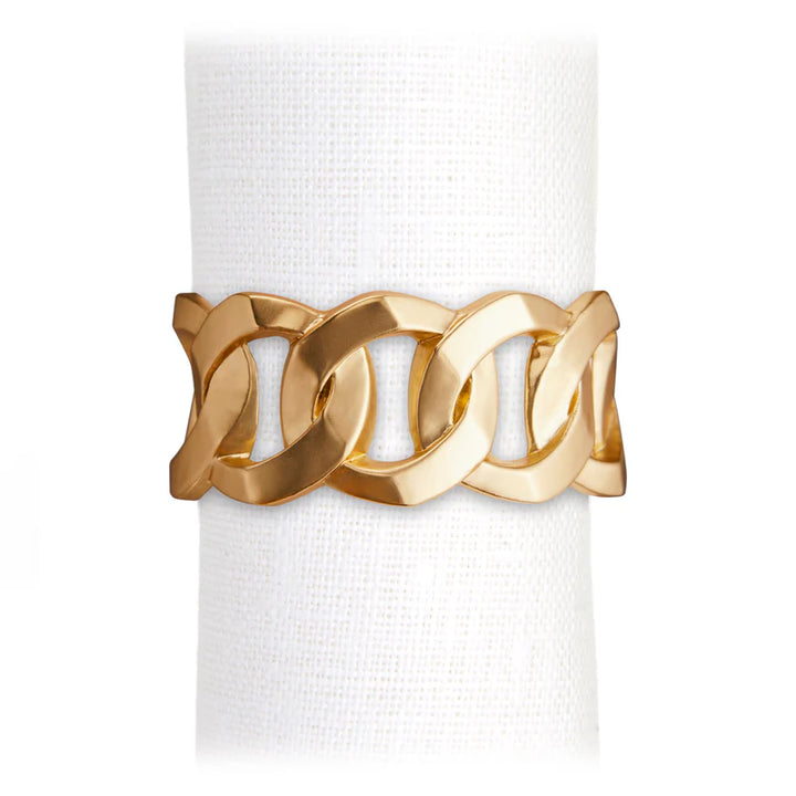 Cuban Link Napkin Rings (Set of 4)