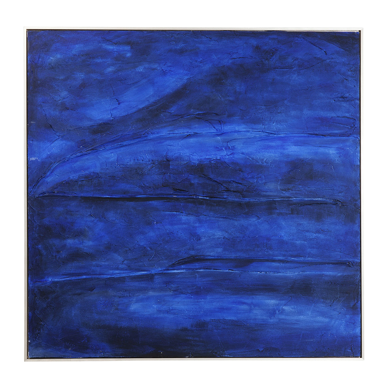 Painting - Acrylic - Abstract - Deep blue 155X155cm