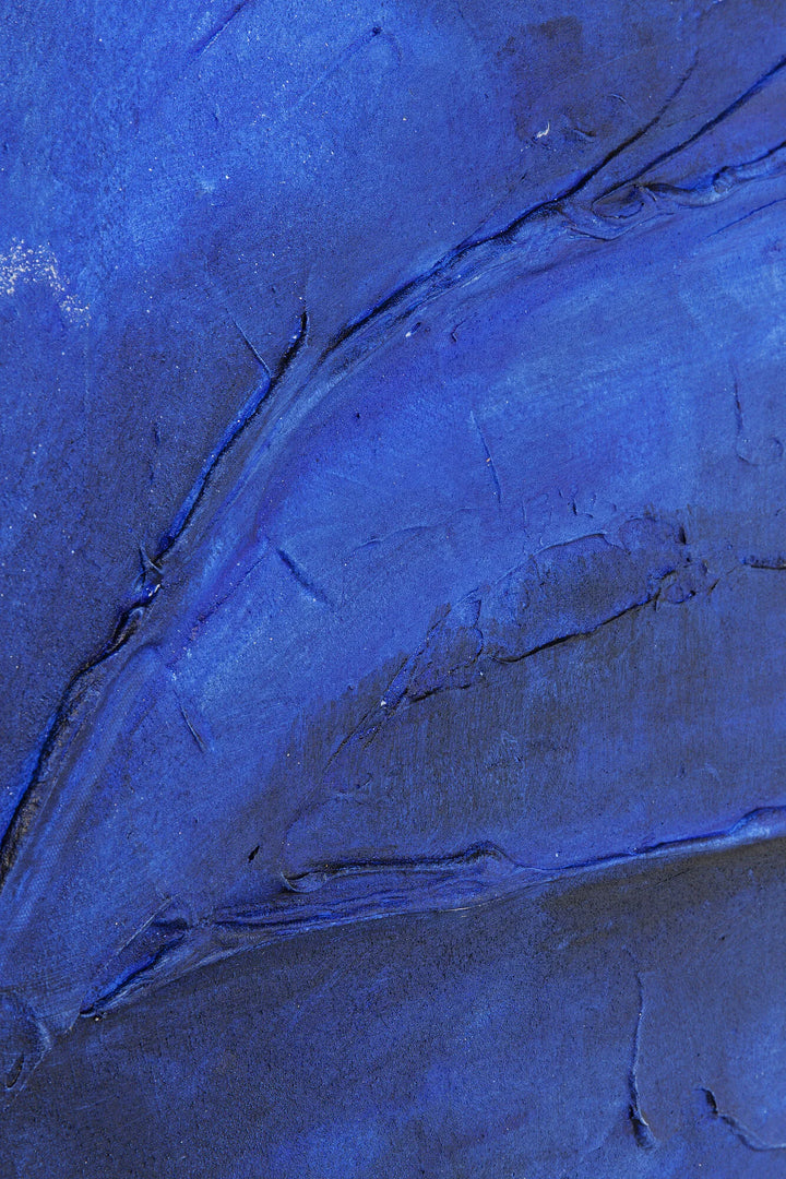 Painting - Acrylic - Abstract - Deep blue 155X155cm