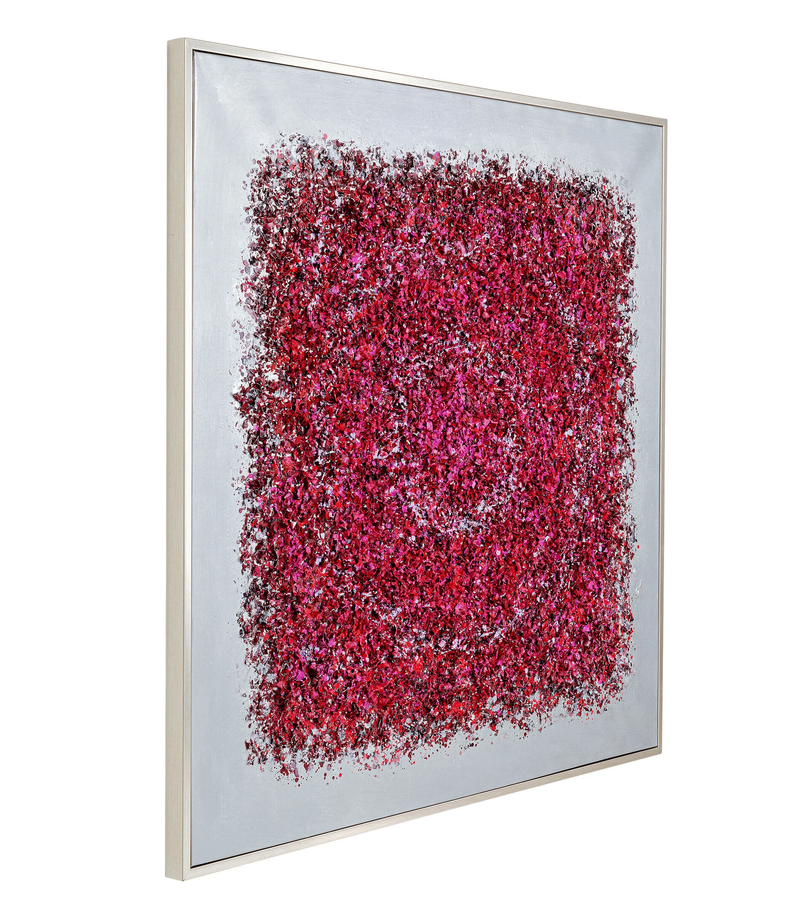 Framed - Picture - Flowers Explosion - 120x120cm