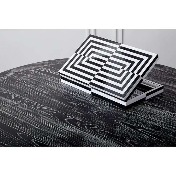 Op Art Backgammon Set