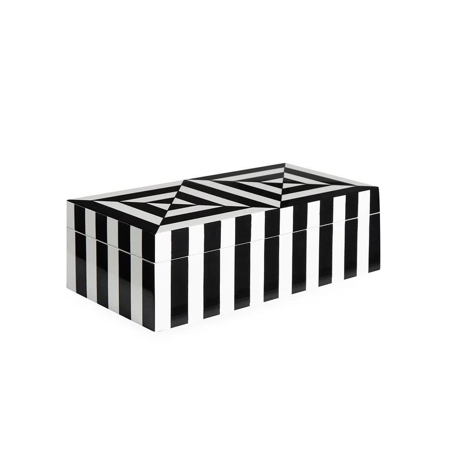 Small Op Art Lacquer Box