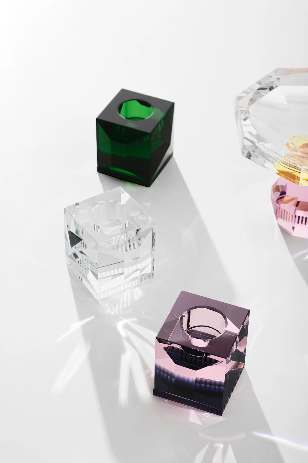 Tealight Holder - Ophelia - Clear/Clear