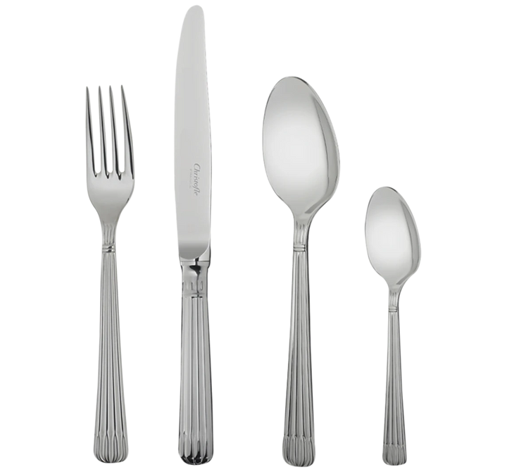 Osiris - 24-Piece Flatware Set with Free Storage Box - Stainless Steel