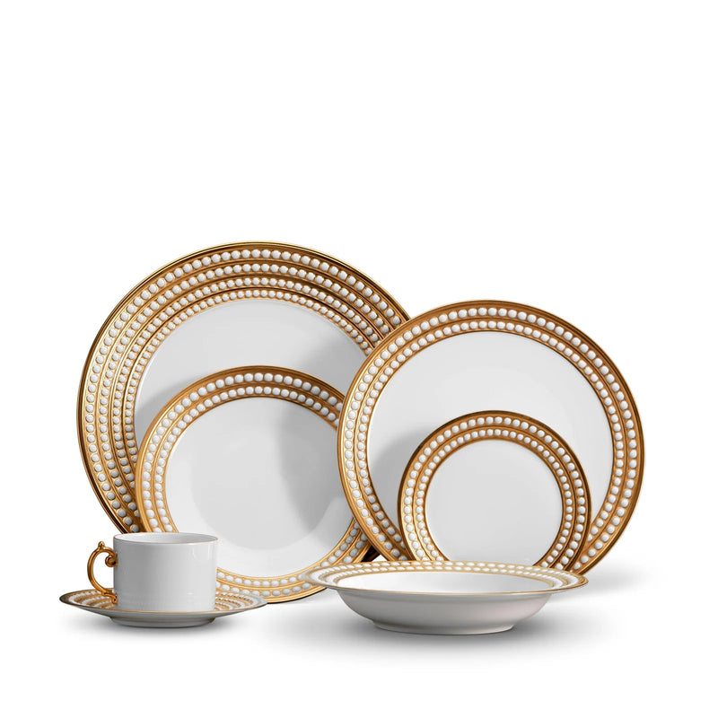 Perlée Dinnerware Set - Gold