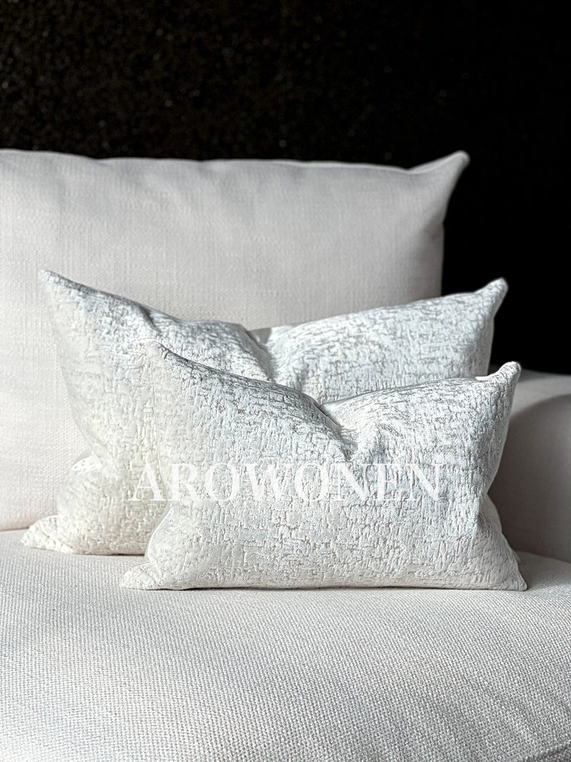 Decorative Cushion - Zephyr - White Frost