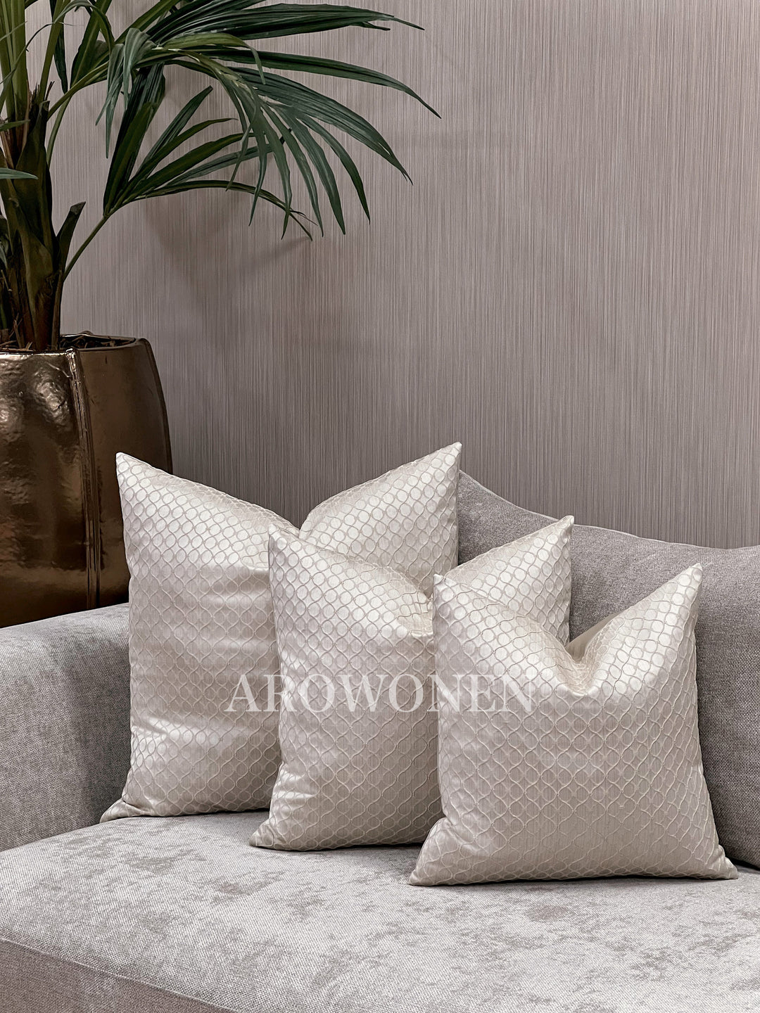 Decorative Cushion - Odilia - Champagne