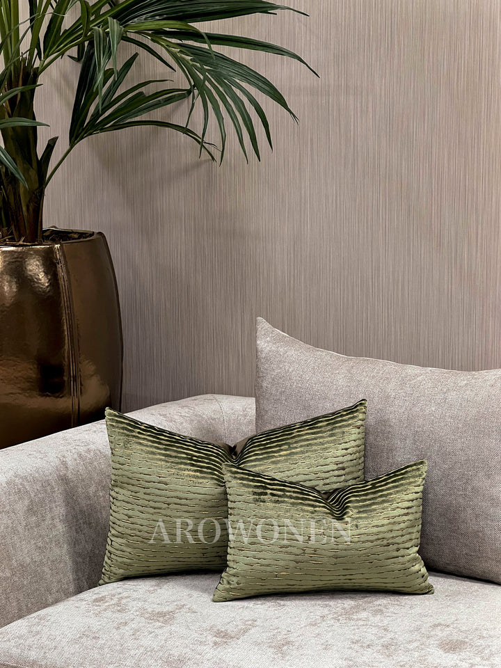 Decorative Cushion - Taffy - Moss Green