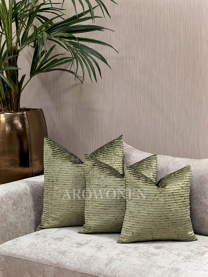 Decorative Cushion - Taffy - Moss Green