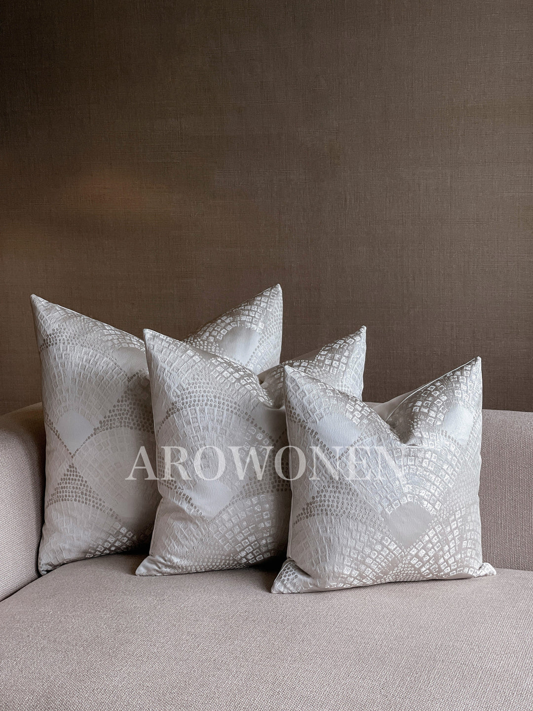 Decorative Cushion - Xena - Silver