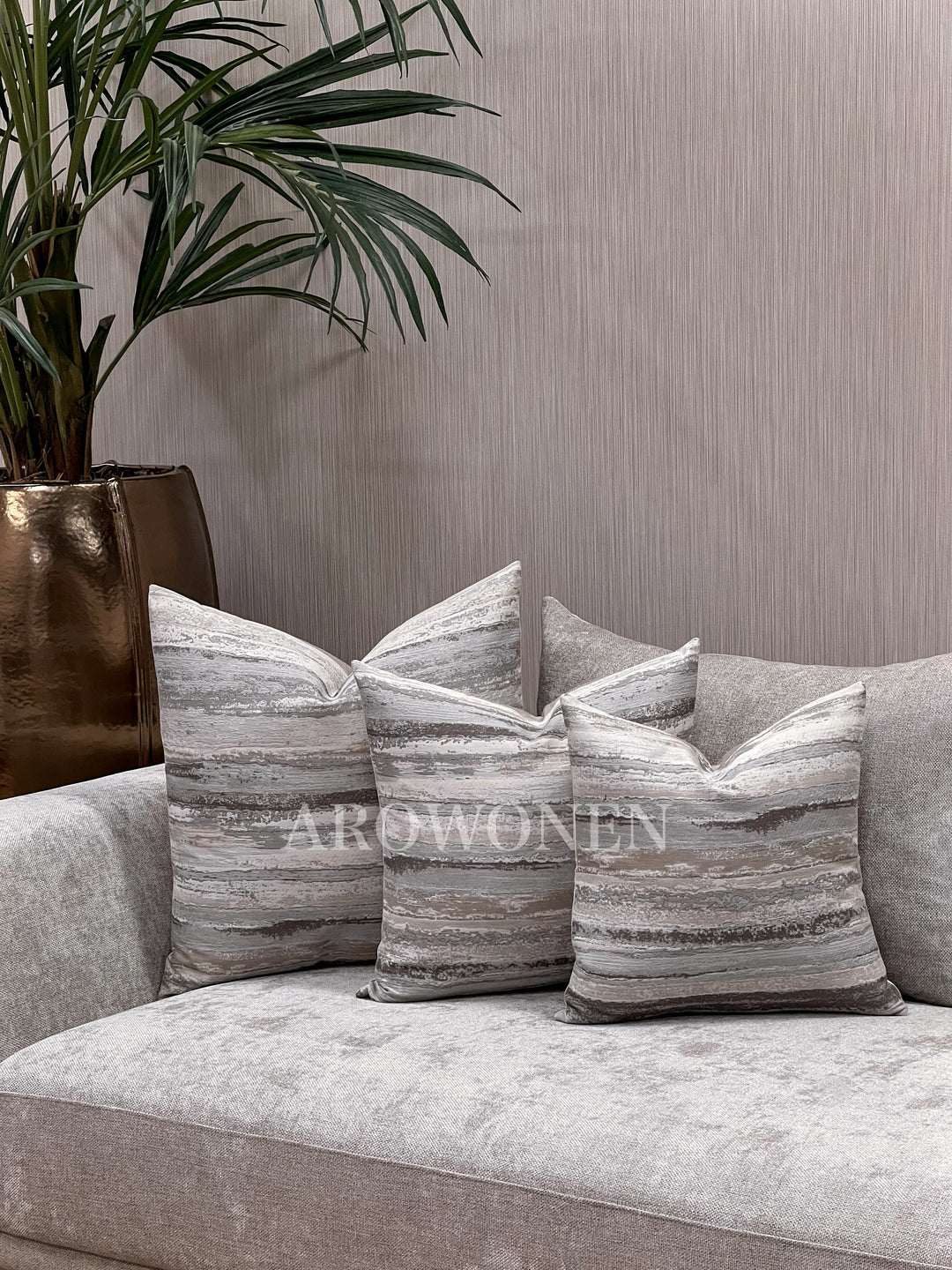 Decorative Cushion - Skyline - Grey