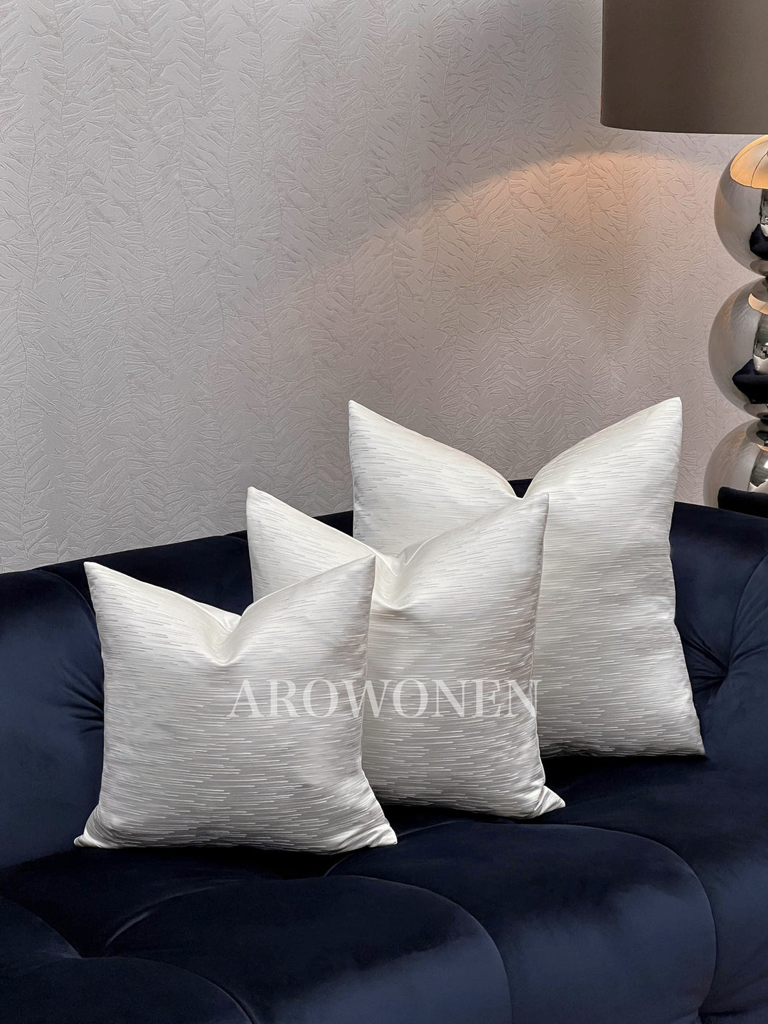 Decorative Cushion - Cosmic Dust - Pearl White