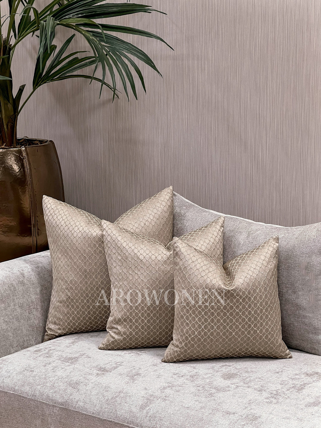 Decorative Cushion - Odilia - Taupe