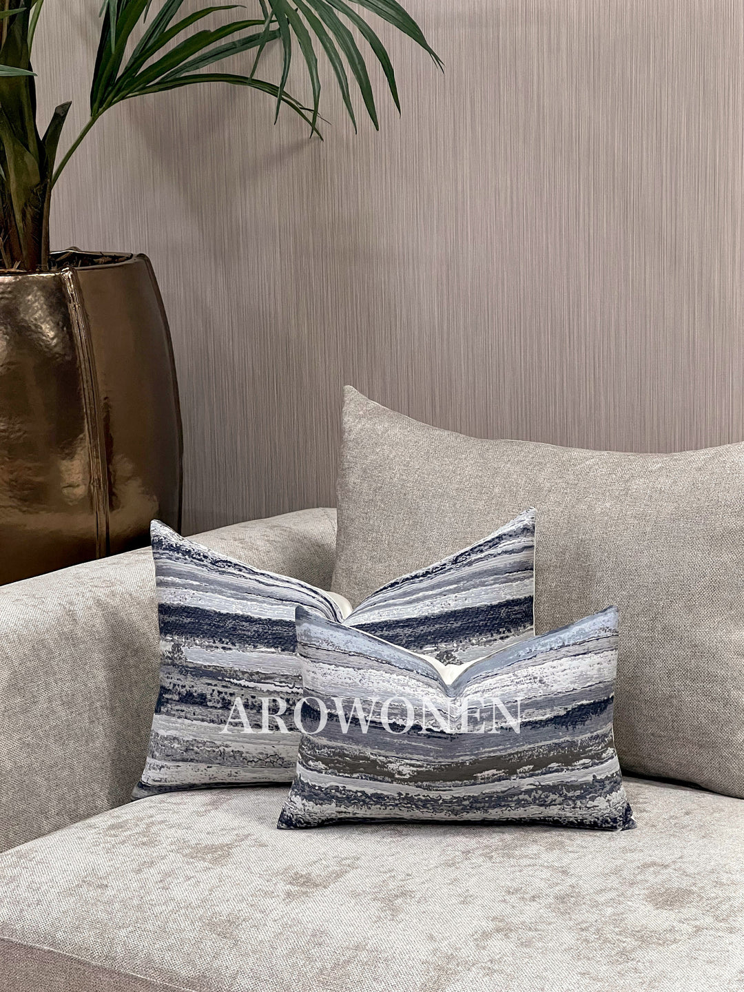 Decorative Cushion - Skyline - Blue