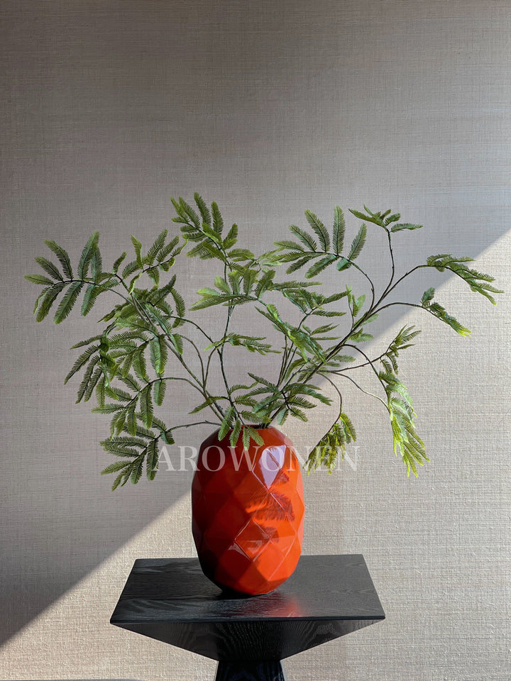 Vase - Cut Medio - Glossy Orange