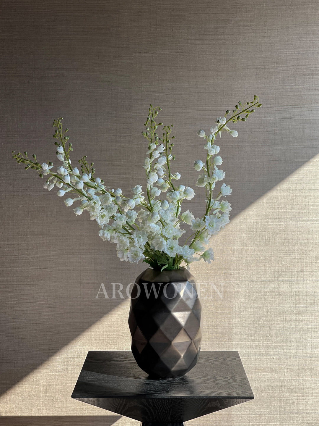 Vase - Cut Medio - Matt Dark Platinum