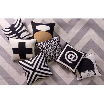 Reversible Letter Cushion - D