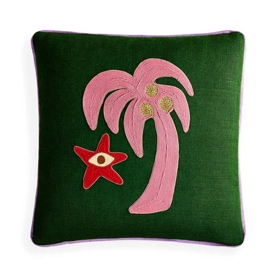 Playa Palm Tree Cushion